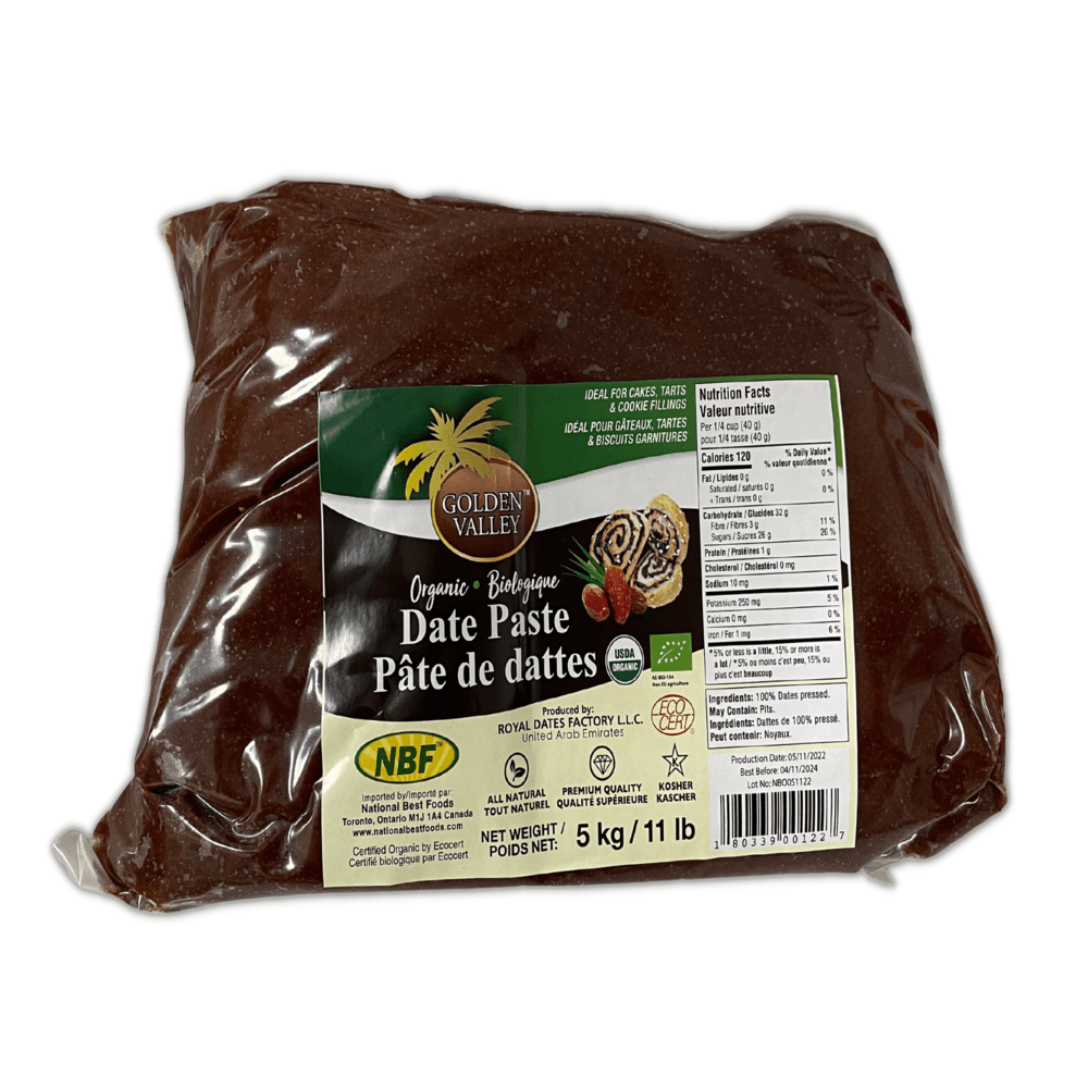 Golden Valley Organic Date Paste 2 x 5 KG