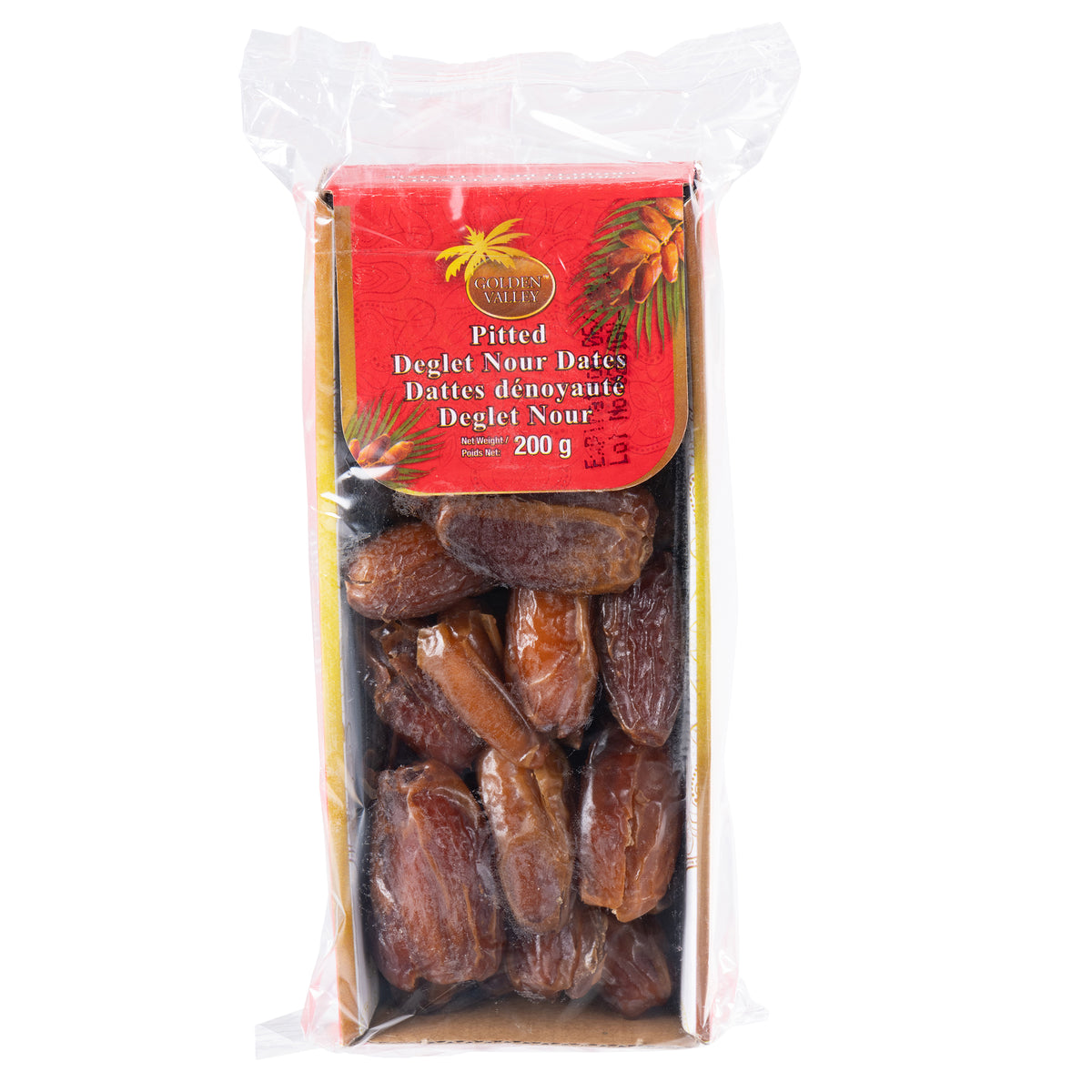 Golden Valley Pitted Deglet Nour Dates 24 x 200g