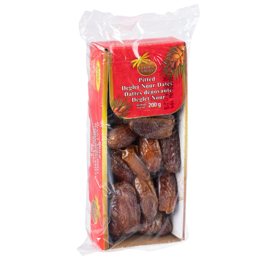 Golden Valley Pitted Deglet Nour Dates 24 x 200g