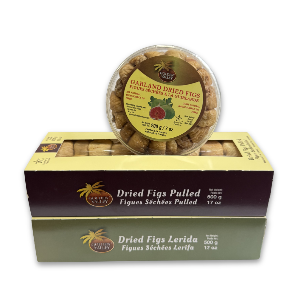 Dried Pulled Turkish Figs 24 x 500 G