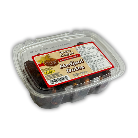 Golden Valley Jordan Medjool Dates 12 x 400 G