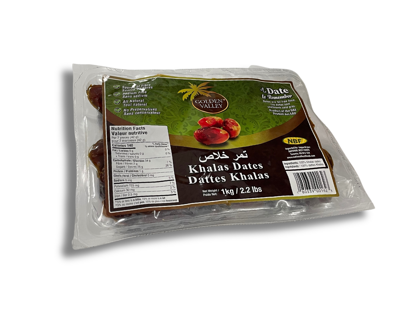Golden Valley Khalas Dates 8 x 1 KG