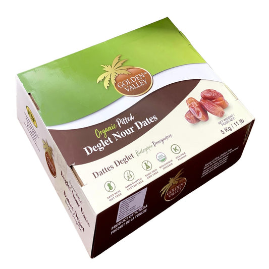 Organic Pitted Deglet Nour Dates 5 KG