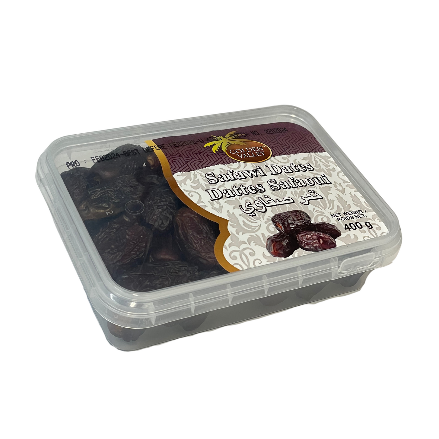 Golden Valley Safawi Dates 24 x 400g